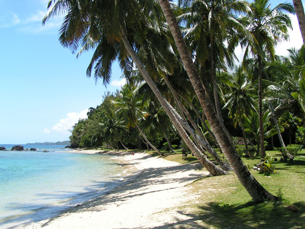 Resa till Madagaskar Sainte Marie Island strand