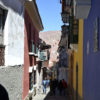 Resa till Bolivia La Paz stad gränd