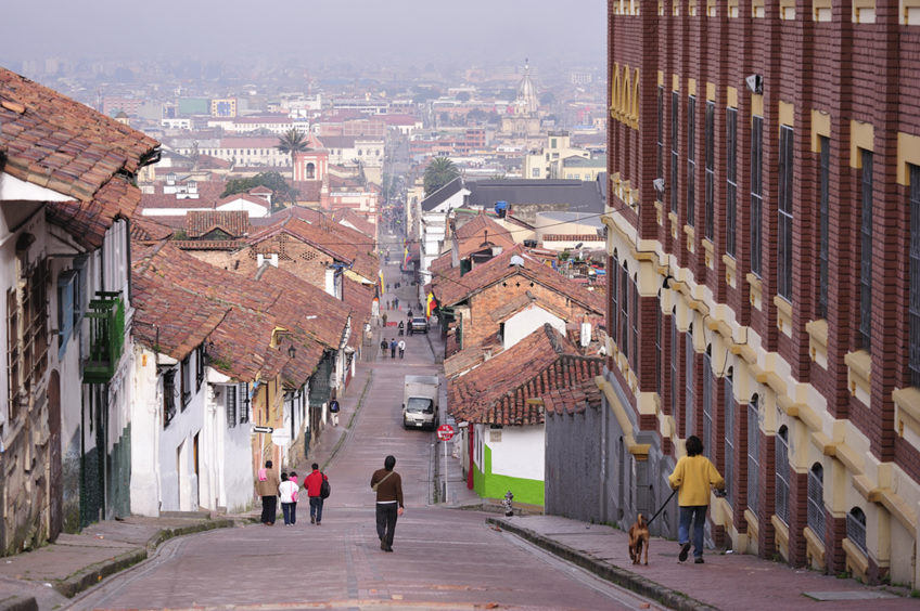 Resa till Colombia Bogota historical center