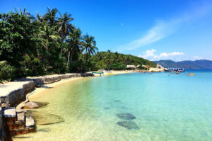 Resa till Vietnam Whale Island Strand