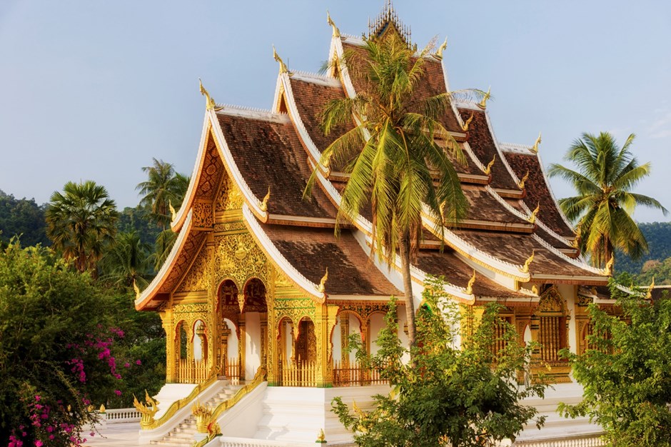 Resa till Laos Luang Prabang Royal Palace Museum Golden Temple
