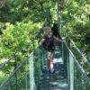 Resa till Costa Rica Monteverde regnskog hängbro