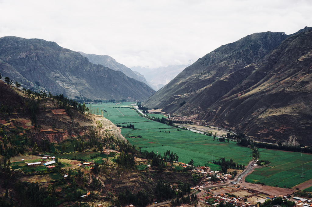 Peru resa Inkas heliga dal