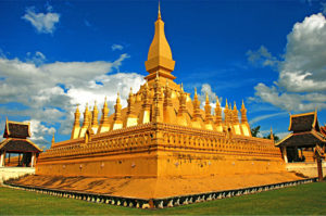 Resa till Laos Phat Luang stupa