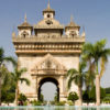 Resa till Laos Vientiane Patuxay monument