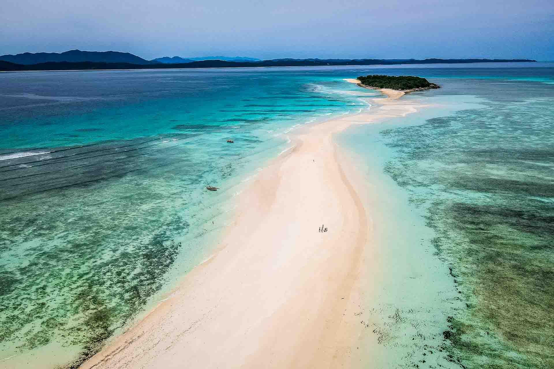 Madagaskar resor, Skönt strandhäng på Nosy Iranja, strand